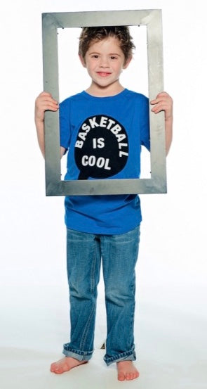 Kids Cobalt Shout Out! Customizable Message Shirt